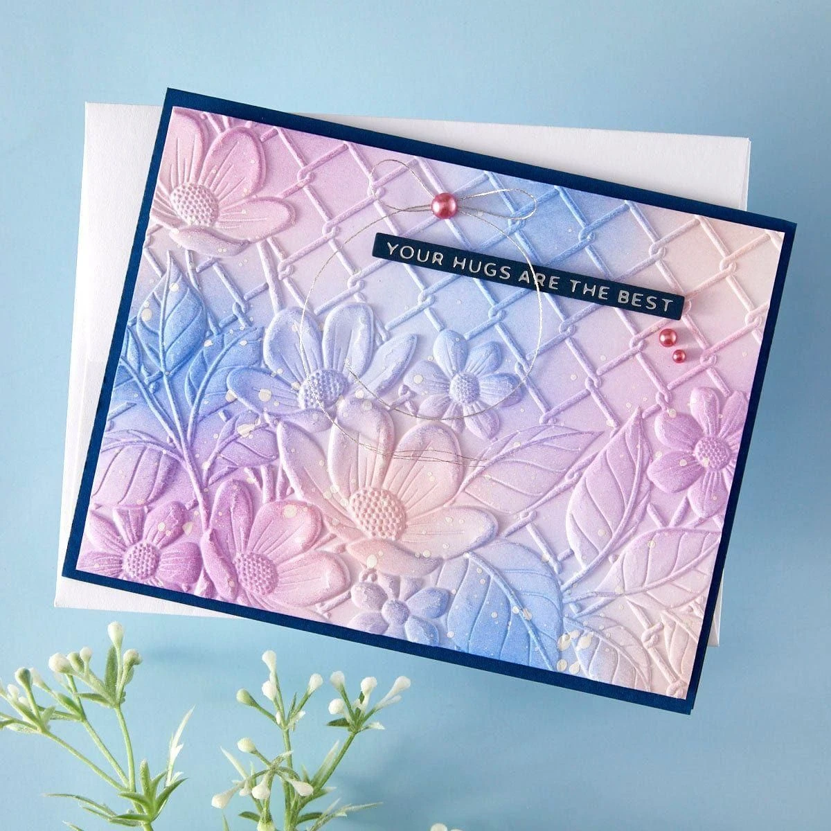 Floral Fence Of Togetherness -3D Embossing Folder Of The Month 6 Floral Fence Of Togetherness -3D Embossing Folder Of The Month - Image 6