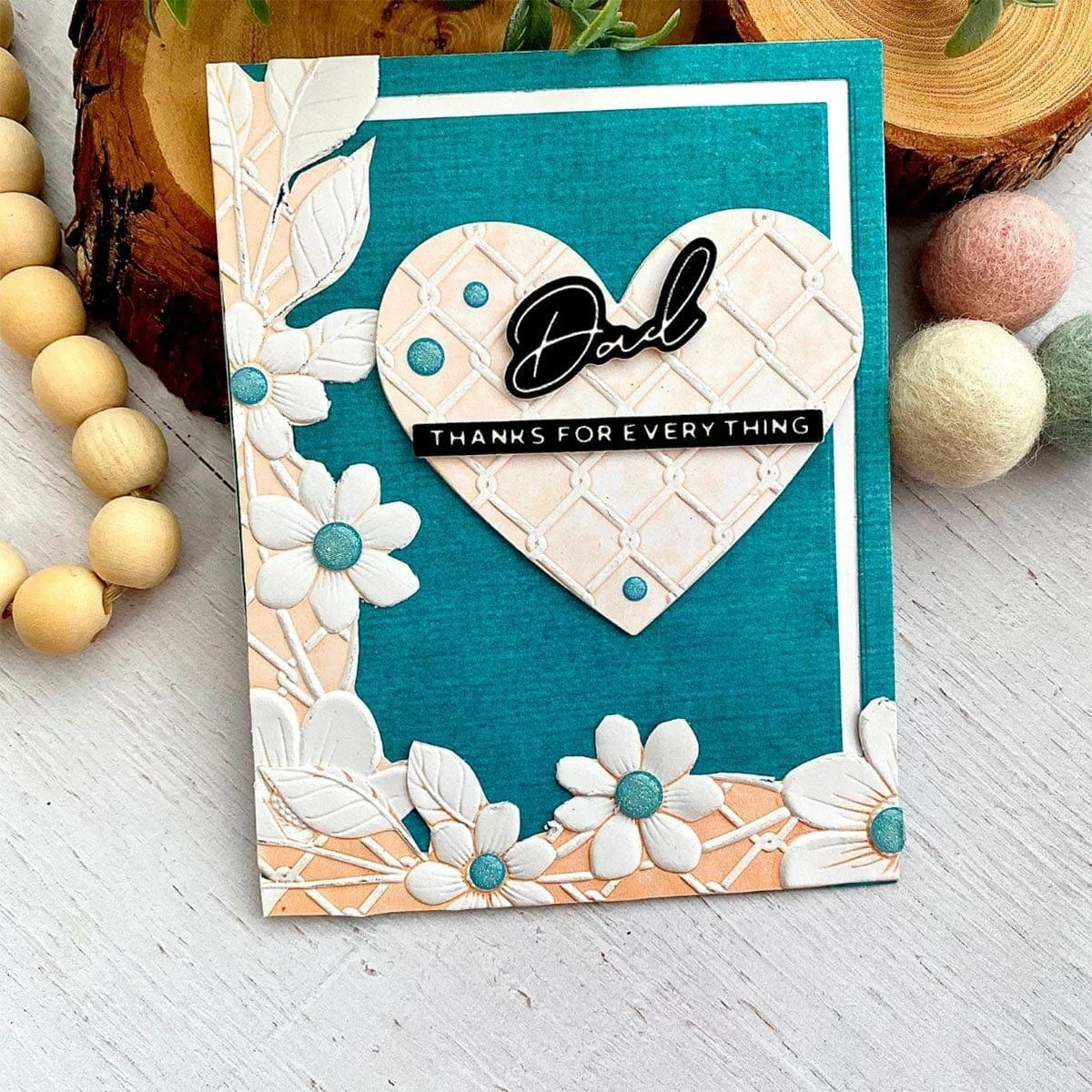 Floral Fence Of Togetherness -3D Embossing Folder Of The Month 7 Floral Fence Of Togetherness -3D Embossing Folder Of The Month - Image 7