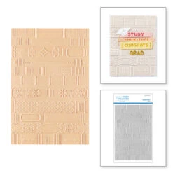 Stacked Stories -3D Embossing Folder Of The Month