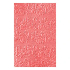 Joyful Candy Canes - 3D Embossing Folder Of The Month -Woodland Scenics Shop 3EOM OCT24 Product 1200x1200 Color