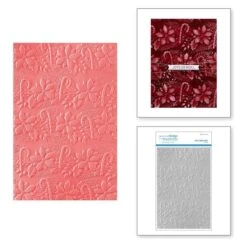 Joyful Candy Canes - 3D Embossing Folder Of The Month