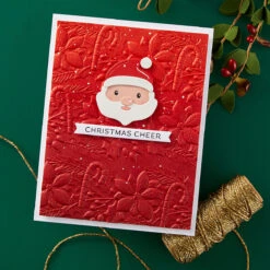 Joyful Candy Canes - 3D Embossing Folder Of The Month -Woodland Scenics Shop 3EOM OCT24 Product 1200x1200 Project 2