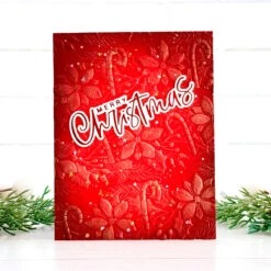 Joyful Candy Canes - 3D Embossing Folder Of The Month -Woodland Scenics Shop 3EOM OCT24 Product 1200x1200 Project 4