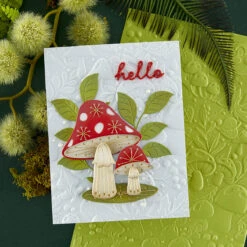 Mushroom Harvest - 3D Embossing Folder Of The Month -Woodland Scenics Shop 3EOM SEP23 Product 1200x1200 Project 2