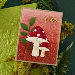 Mushroom Harvest - 3D Embossing Folder Of The Month -Woodland Scenics Shop 3EOM SEP23 Product 1200x1200 Project 3