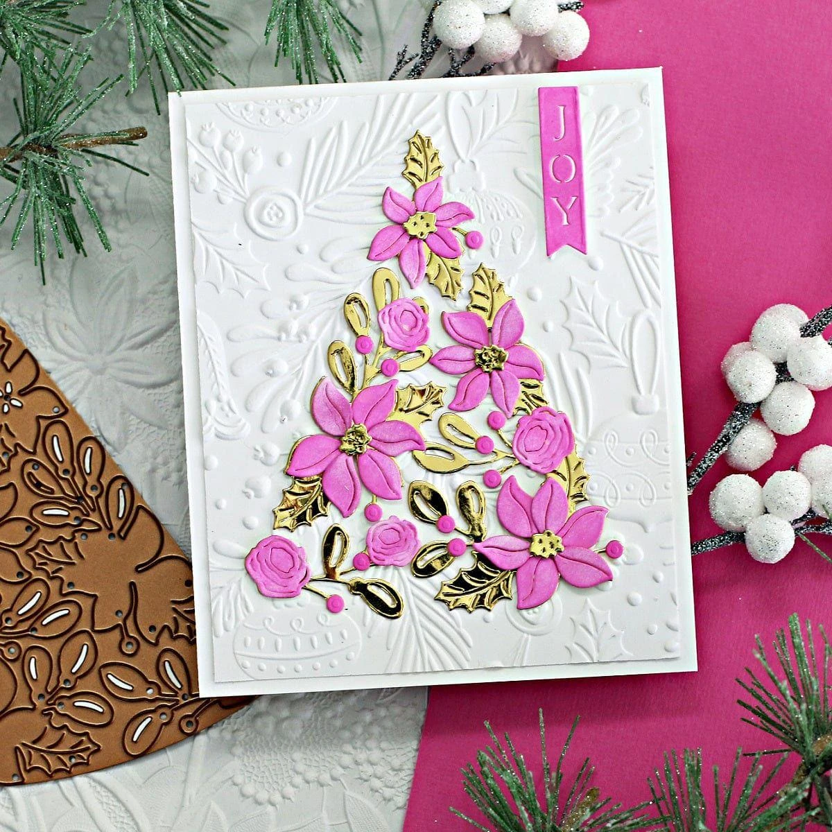 Adorning The Tree - 3D Embossing Folder Of The Month 3 Adorning The Tree - 3D Embossing Folder Of The Month - Image 3