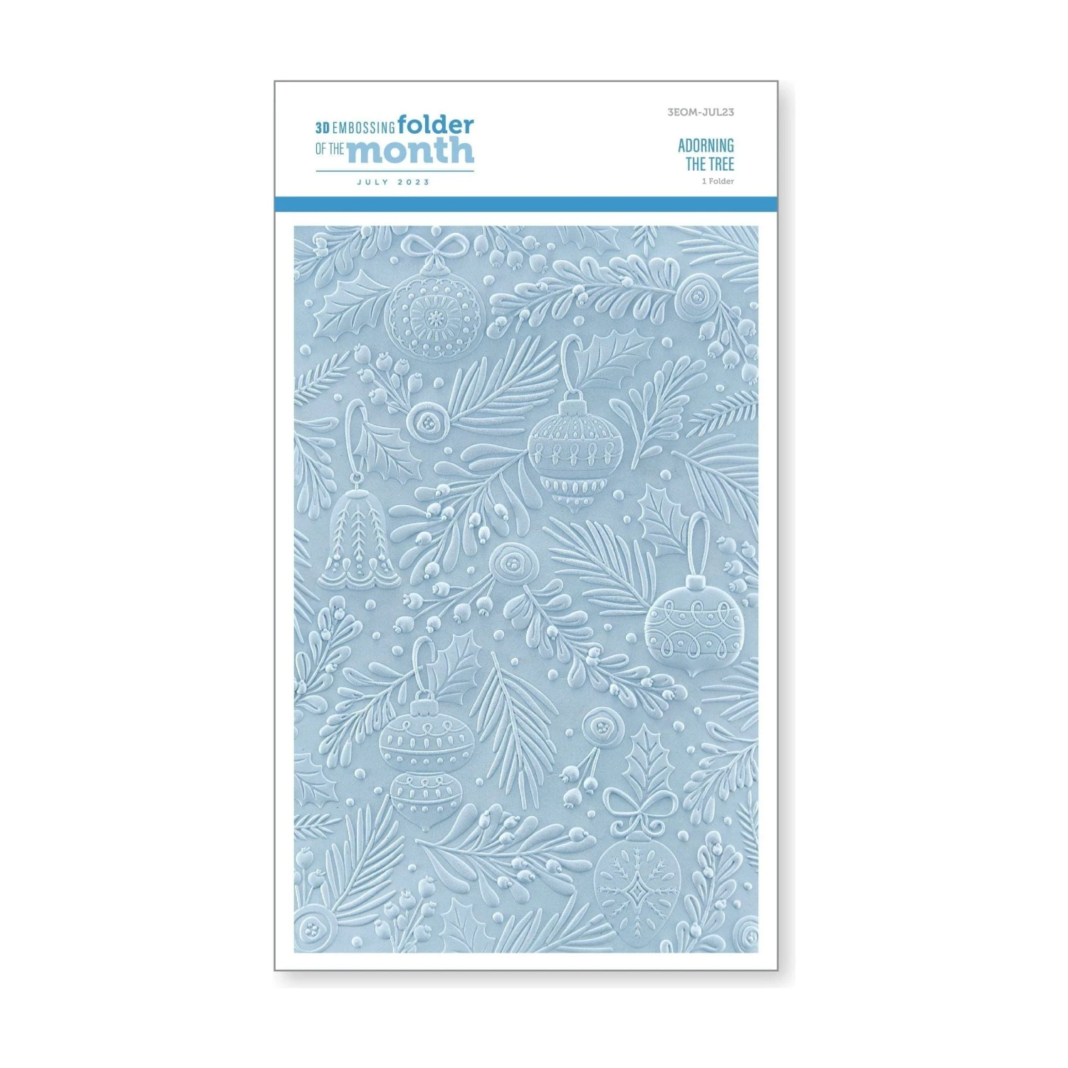 Adorning The Tree - 3D Embossing Folder Of The Month 8 Adorning The Tree - 3D Embossing Folder Of The Month - Image 8