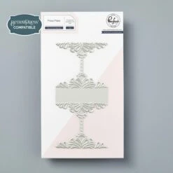 PinkFresh Studio Deco Sentiment Backdrop Press Plate
