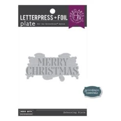 Hero Arts - Merry Christmas Betterpress + Foil Plate