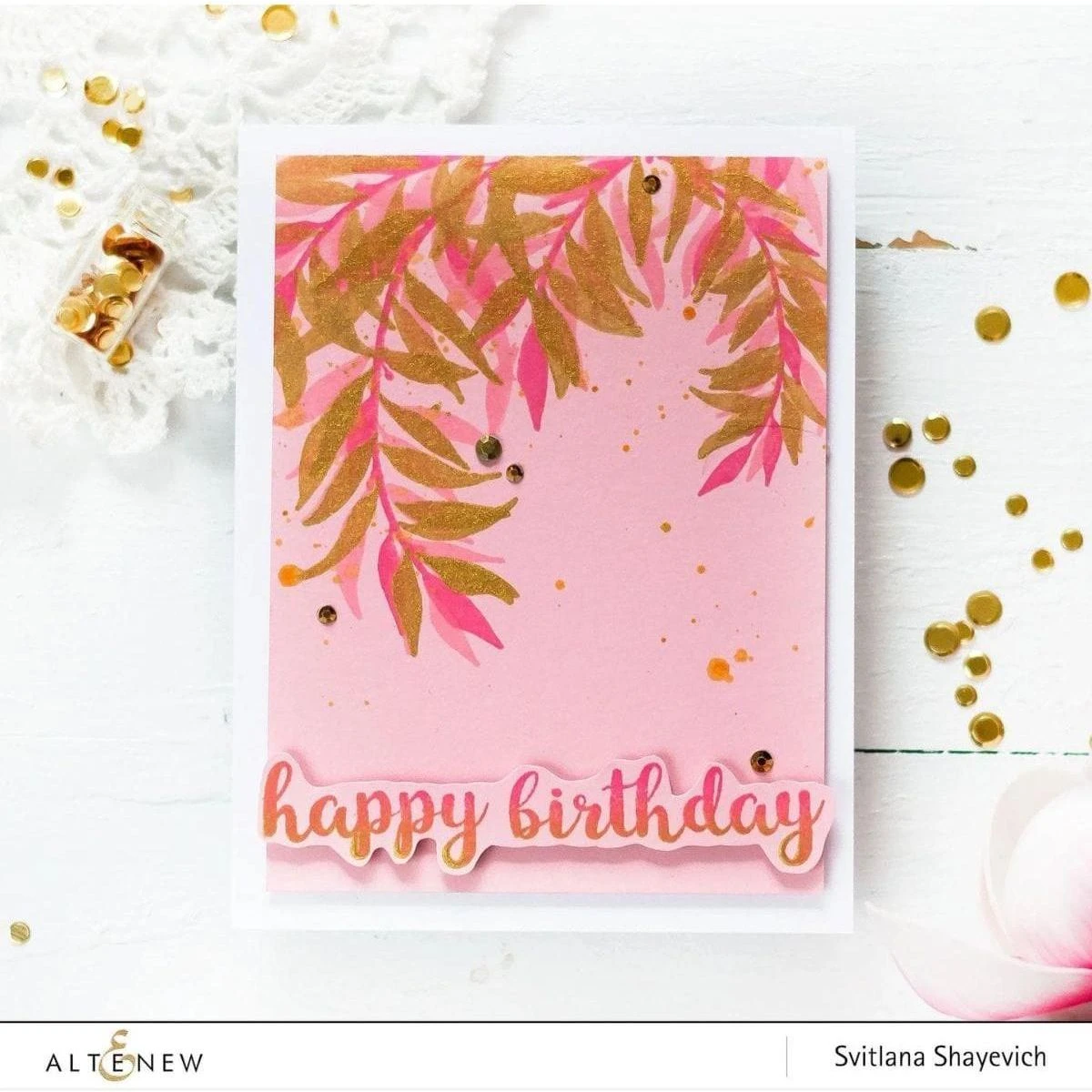 Altenew - Enchanted Gold Pigment Ink 3 Altenew - Enchanted Gold Pigment Ink - Image 3