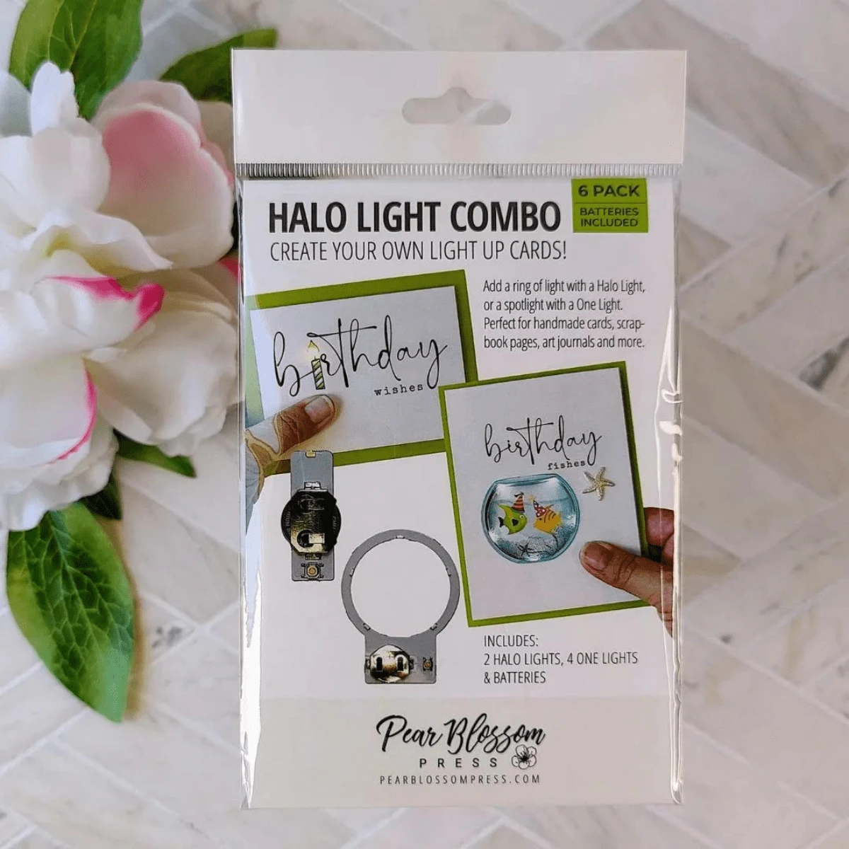 Pear Blossom Press - Halo Lights Combo Pack (2 Halo And 4 One Lights) 1 Pear Blossom Press - Halo Lights Combo Pack (2 Halo And 4 One Lights)