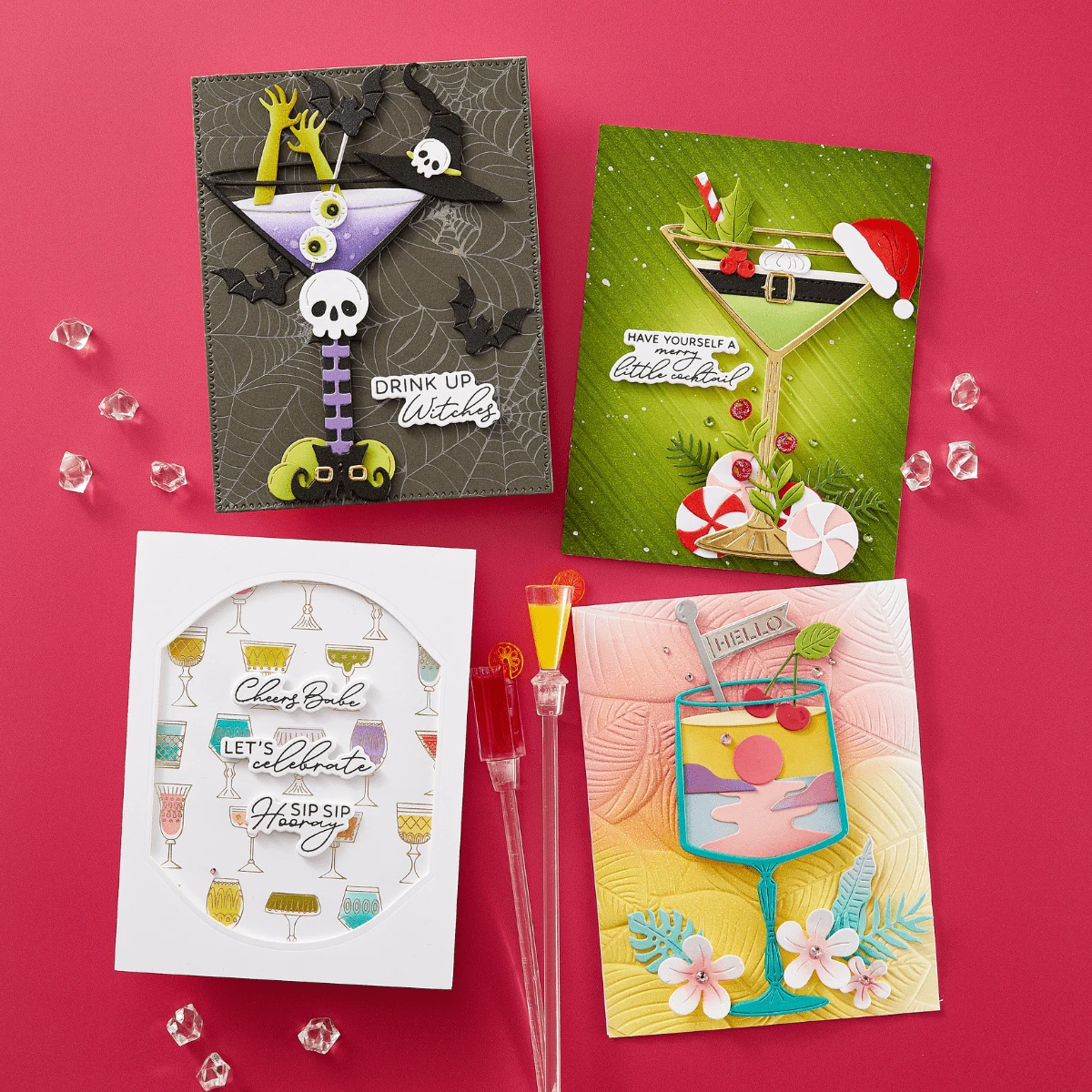 Boos! Cocktails Etched Dies From The Happy Hour Collection 7 Boos! Cocktails Etched Dies From The Happy Hour Collection - Image 7