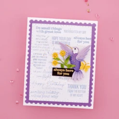 Hummingbird Sentiments Clear Stamp Set From The Bibi's Hummingbirds Collection -Woodland Scenics Shop 4 1abd0486 75dc 4565 a3b3 2f4cce090c79