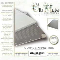 Lisa Horton Crafts - Rotating Stamp Tool & Mat