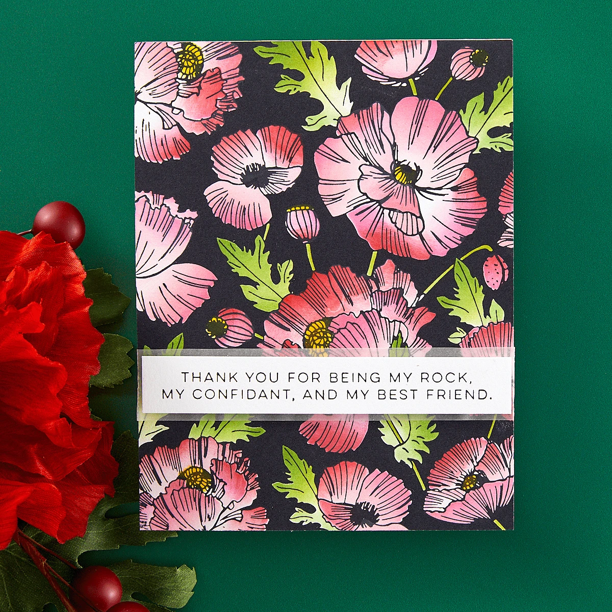 Poppy Background Press Plate From The Yana's Poppies Collection By Yana Smakula 11 Poppy Background Press Plate From The Yana's Poppies Collection By Yana Smakula - Image 11