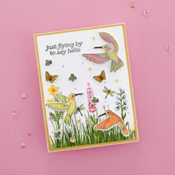 Hummingbird Sentiments Clear Stamp Set From The Bibi's Hummingbirds Collection -Woodland Scenics Shop 6 daecefd4 0a01 4606 9d72 645a74d39784