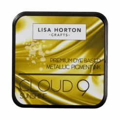 Lisa Horton Crafts Cloud 9 Metallic Ink Pad - Sunshine
