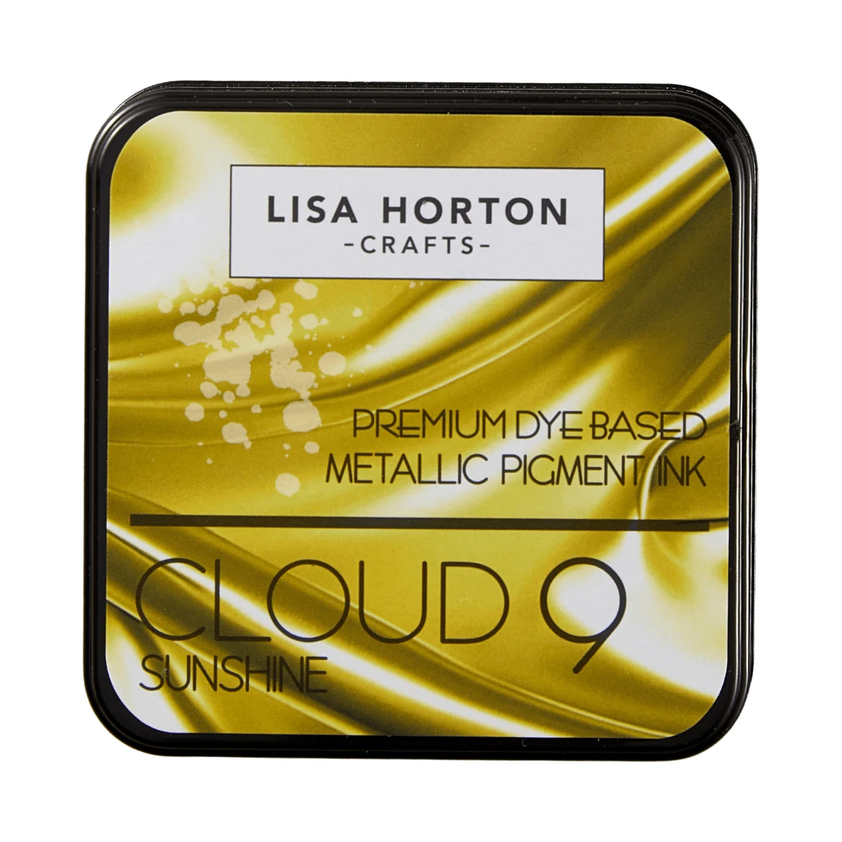 Lisa Horton Crafts Cloud 9 Metallic Ink Pad - Sunshine 1 Lisa Horton Crafts Cloud 9 Metallic Ink Pad - Sunshine
