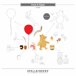 Pooh & Piglet Etched Dies From The Say Cheese Classic Pooh Collection In Collaboration With Simple Stories -Woodland Scenics Shop 8618e1eb 420a 4c6d 8a40 5b9c6d236e47