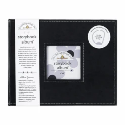 Doodlebug - Beetle Black Storybook Album 8x8"