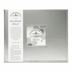 Doodlebug - Silver Storybook Album 8x8"