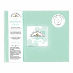 Doodlebug - Mint Storybook Album 8x8"