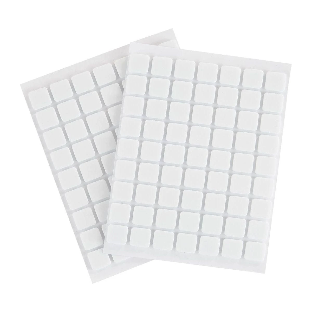 White Foam Adhesive Squares Medium 1/2 IN 1 White Foam Adhesive Squares Medium 1/2 IN