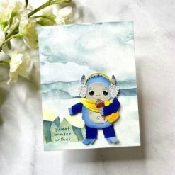 Rocky The Dancin' Yeti Etched Dies From The Monster Friends Collection -Woodland Scenics Shop Aditi Mahajan 2024 RockytheDancin Yeti2