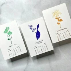 April Sweet Pea Press Plates From The Florals Through The Year Collection -Woodland Scenics Shop Aditi Mahajan BPFloralsThroughTheYear DIYCalendar DIYEasel6
