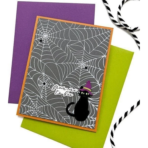 Spider Web Background Press Plate From The Betterpress Halloween Collection 5 Spider Web Background Press Plate From The Betterpress Halloween Collection - Image 5