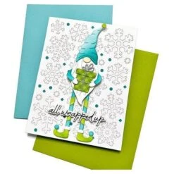 Dancin' Gnome Etched Dies From The Dancin' Christmas Friends Collection -Woodland Scenics Shop Allison Frazier 2024 Aug S4 1371