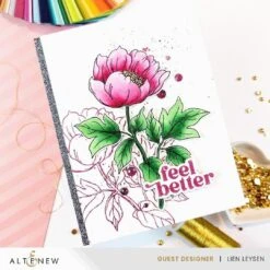 Altenew - Billowing Flower Press Plate -Woodland Scenics Shop Altenew BillowingFlower ClassicalSentiments1LienLeysen