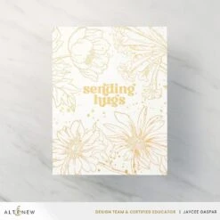 Altenew - Billowing Flower Press Plate -Woodland Scenics Shop Altenew ClassicalSentiments BillowingFlower HummingbirdNectar WildDaisies EnchantedGoldJayceeGaspar