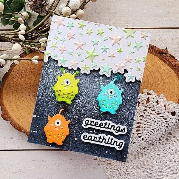 UFO Friend Etched Dies From The Simon's Space Adventure Collection By Simon Hurley 5 UFO Friend Etched Dies From The Simon's Space Adventure Collection By Simon Hurley - Image 5