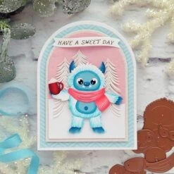 Rocky The Dancin' Yeti Etched Dies From The Monster Friends Collection -Woodland Scenics Shop AndreaShell RockytheDancinYeti