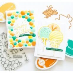 Balloon Garland & Sentiments Stencil From The It’s My Party Collection By Carissa Wiley -Woodland Scenics Shop AngelaSimpson Spellbinders It sMyParty 1 96061c54 d634 4bf7 9081 81bf0d0ab061