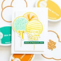 Party Balloons Bouquet Glimmer Hot Foil Plate & Die Set From The It’s My Party Collection By Carissa Wiley -Woodland Scenics Shop AngelaSimpson Spellbinders It sMyParty 4