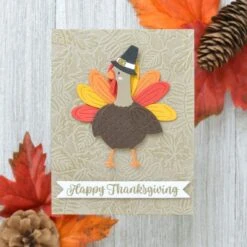 Happy Turkey Day Etched Dies From The Fall Traditions Collection -Woodland Scenics Shop Annie Williams 2021 Fall Traditions Collection 7 73257.1648681679.1280.1280