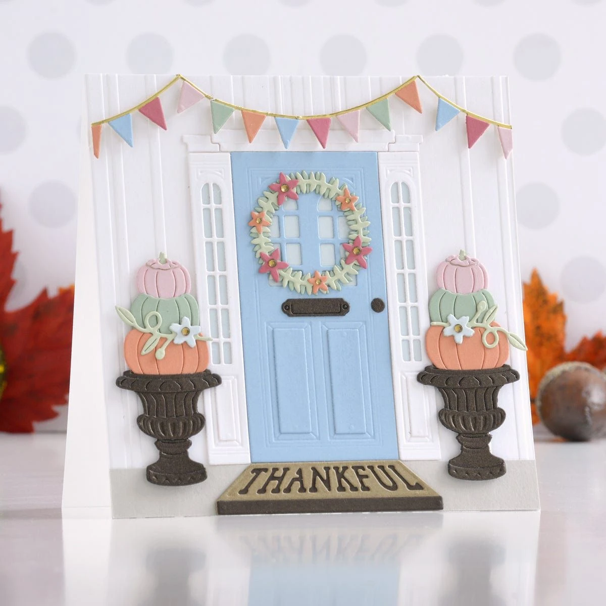 Open House Pumpkin Topiary Etched Dies From The Fall Traditions Collection 2 Open House Pumpkin Topiary Etched Dies From The Fall Traditions Collection - Image 2