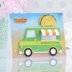 Food Truck- Large Die Of The Month -Woodland Scenics Shop Annie Williams 2022 July LDOM 1