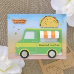 Food Truck- Large Die Of The Month -Woodland Scenics Shop Annie Williams 2022 July LDOM 2