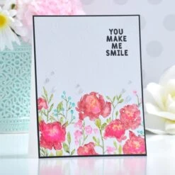 Watercolor Flower Clear Stamp And Die Setby Simon Hurley 11 Watercolor Flower Clear Stamp And Die Setby Simon Hurley -Woodland Scenics Shop Annie Williams 2023 Simon Hurley June 23rd 3