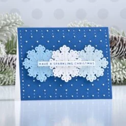 Stitched Starry Argyle Etched Dies From The Stitched For Christmas Collection -Woodland Scenics Shop Annie Williams 2023 Stitched For Christmas 12