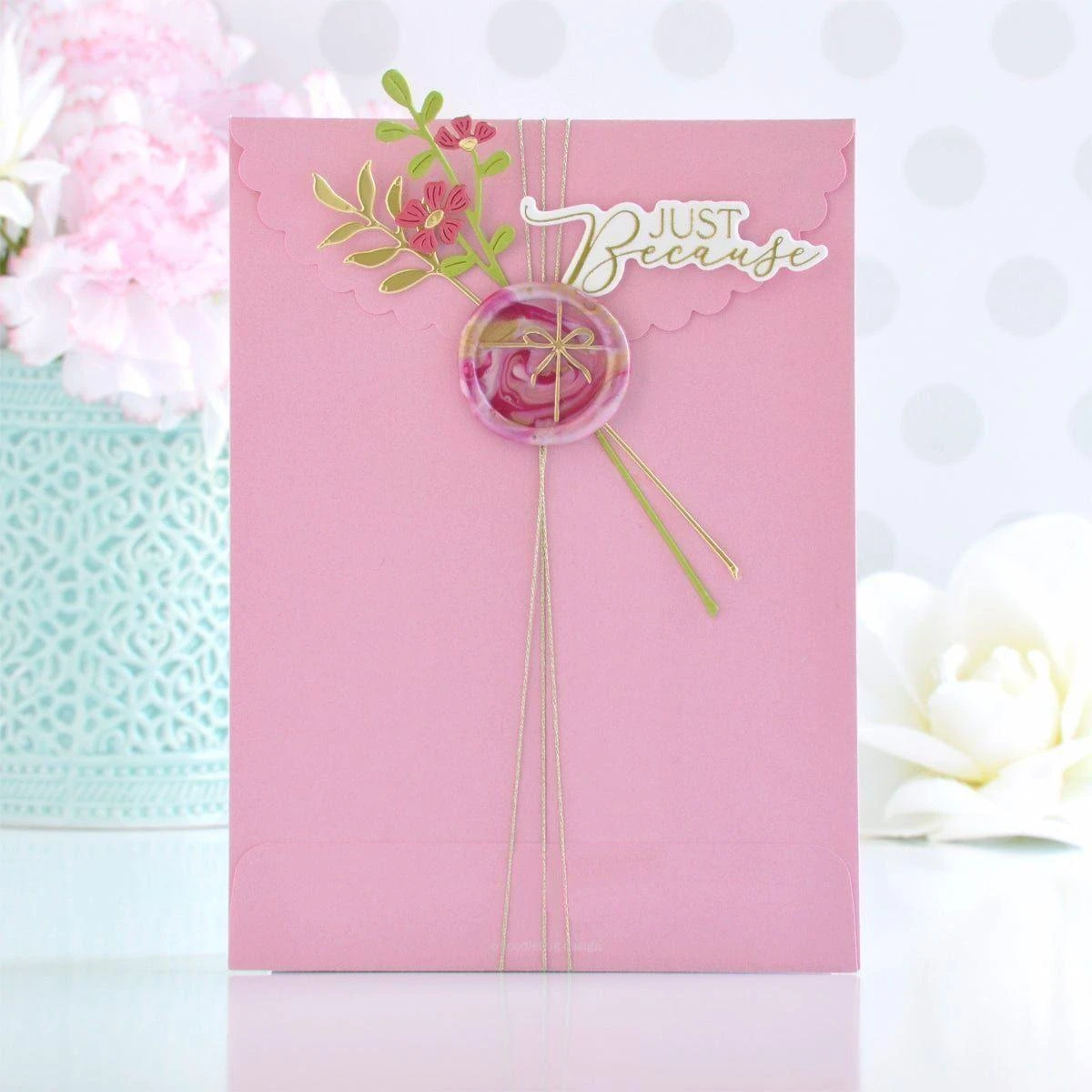 Must-Have Wax Bead Mix Pink From The Sealed By Spellbinders Collection 8 Must-Have Wax Bead Mix Pink From The Sealed By Spellbinders Collection - Image 8