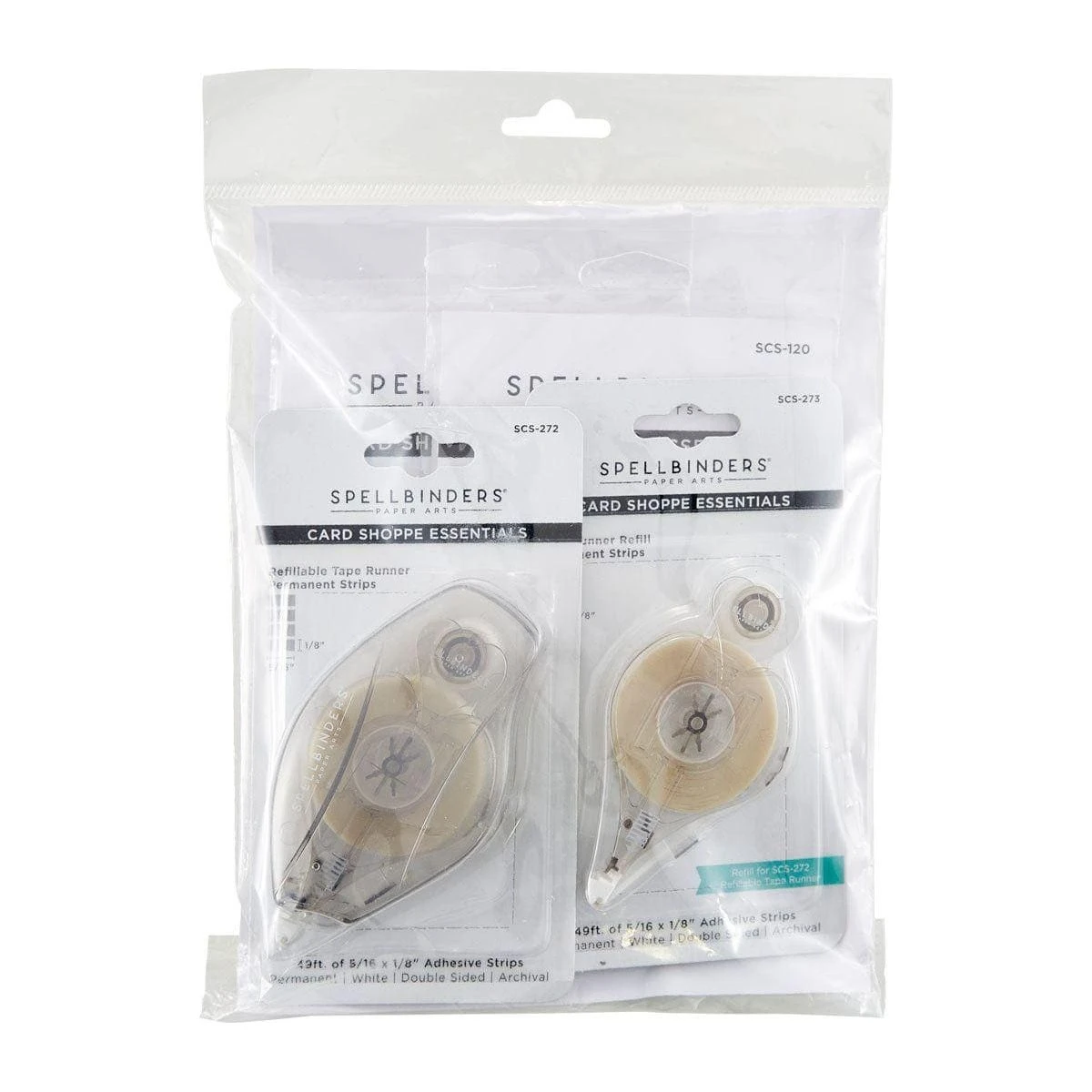 Adhesives Bundle - Tape Runner, Refill Strips, Small & Medium White Foam Squares 2 Adhesives Bundle - Tape Runner, Refill Strips, Small & Medium White Foam Squares - Image 2