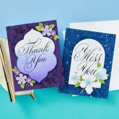 Copperplate Thank You Press Plate From The Copperplate Everyday Sentiments Collection By Paul Antonio -Woodland Scenics Shop BD 0823 Copperplate Everyday Sentiments Bundle Project 1 52188595 d403 40ac 9ea3 96ae6a17b218