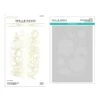 Glimmering Peonies Glimmer Plate And Stencil Bundle From The Glimmering Flowers Collection