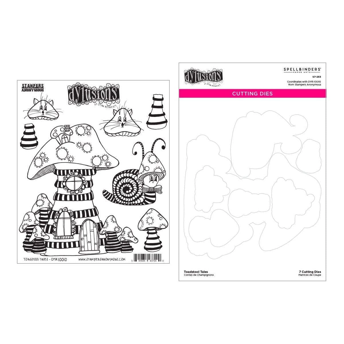 Toadstool Tales Stamp And Die Bundle By Dyan Reaveley 1 Toadstool Tales Stamp And Die Bundle By Dyan Reaveley