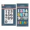 Bold Color Mix Numbers BetterPress Plates And Die Bundle