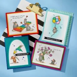 Rare Bloom Cling Rubber Stamp Set From The House-Mouse Rare Bloom Collection 13 Rare Bloom Cling Rubber Stamp Set From The House-Mouse Rare Bloom Collection -Woodland Scenics Shop BD 0921 Rare Blooms House Mouse Project